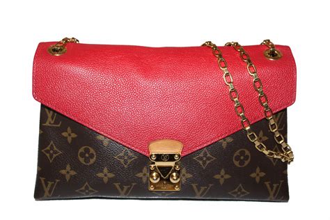 lv red monogram|authentic louis vuitton monogram.